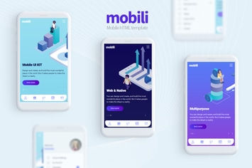Mobili - HTML Mobile Template