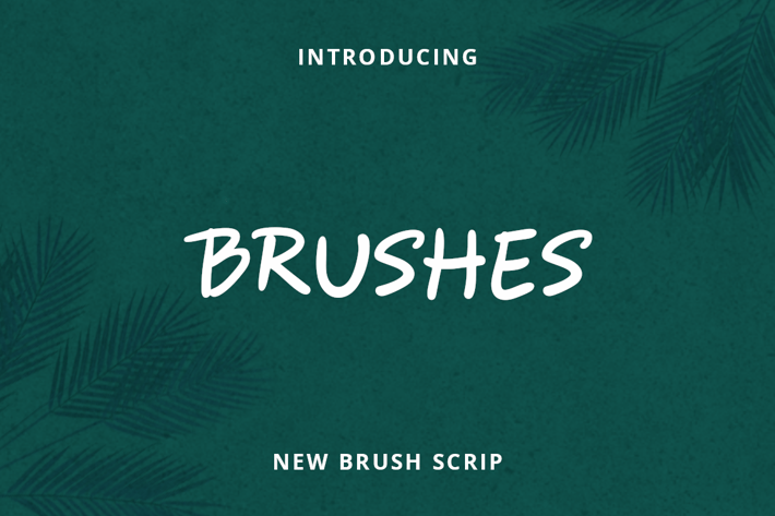 Brushes Font 