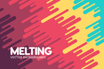 Abstract Flat Melting Backgrounds