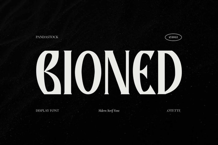 Bioned - Modern Display Fonts