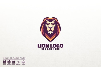 Lion logo template