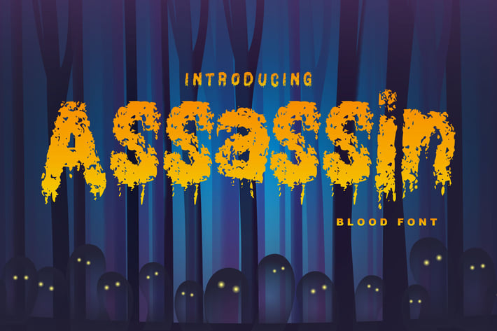 Assassin | Decorative Blood Font