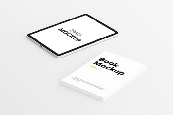 Book & iPad Mockup