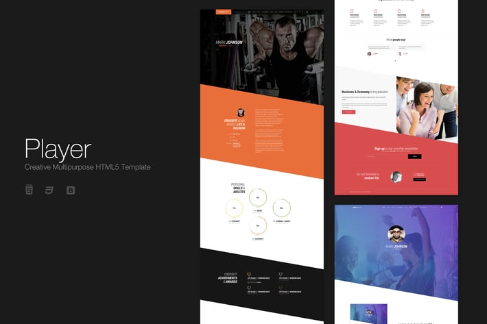 Player - Creative Multipurpose HTML5 Template 