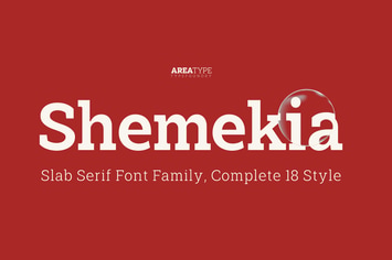 Shemekia - Classic slab serif font