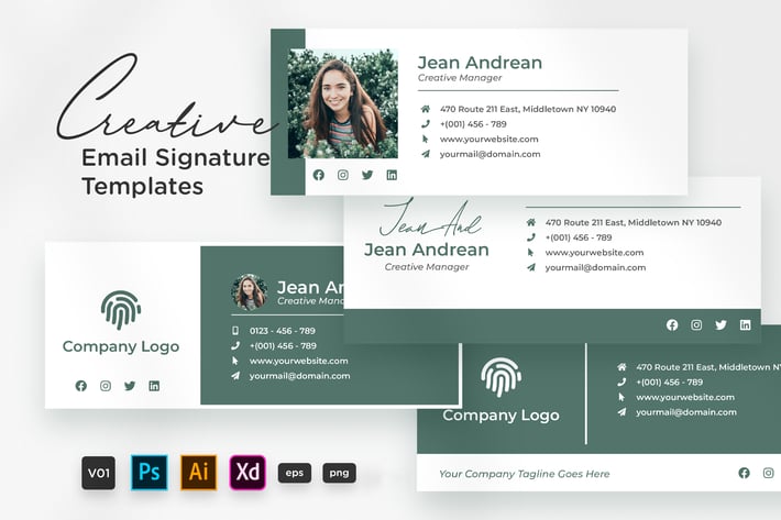 Creative Email Signature V01