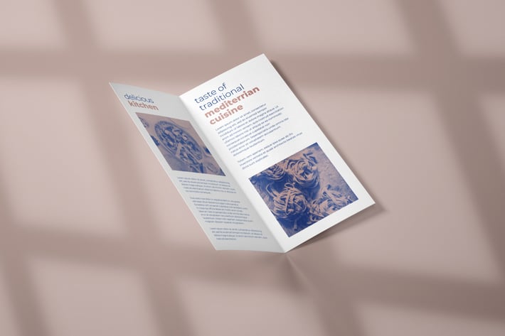 DL Bifold Brochure Mockup