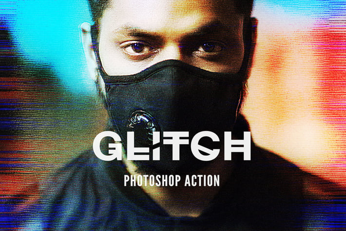 Glitch 2 Photoshop Action