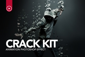 Gif Animated Crack Kit Photoshop Action
