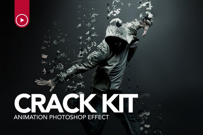 Gif Animated Crack Kit Photoshop Action