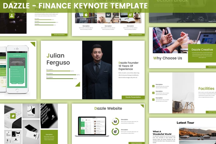 Dazzle - Finance Keynote Template