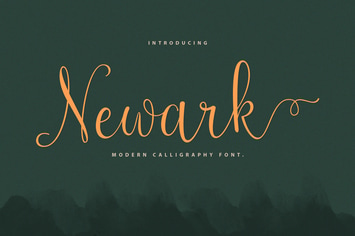 Newark Script Calligraphy