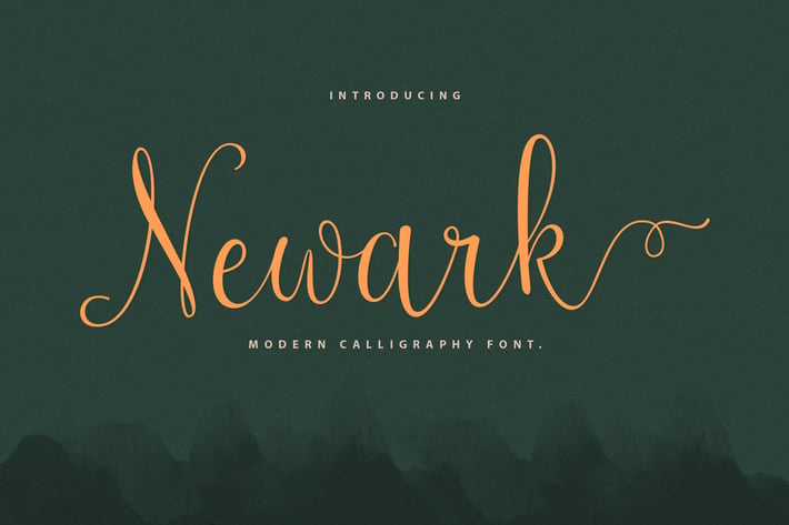 Newark Script Calligraphy