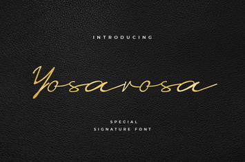 Yosarosa Classic Signature Font