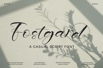 Fostgard - Casual Script Font