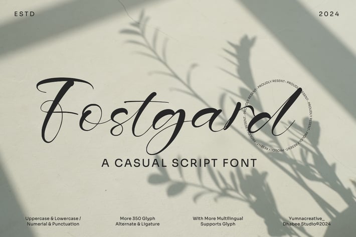 Fostgard - Casual Script Font