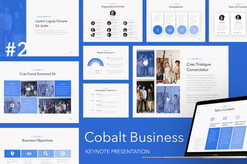 Cobalt Business Keynote Template
