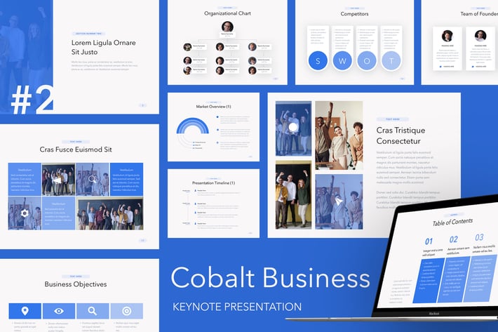 Cobalt Business Keynote Template