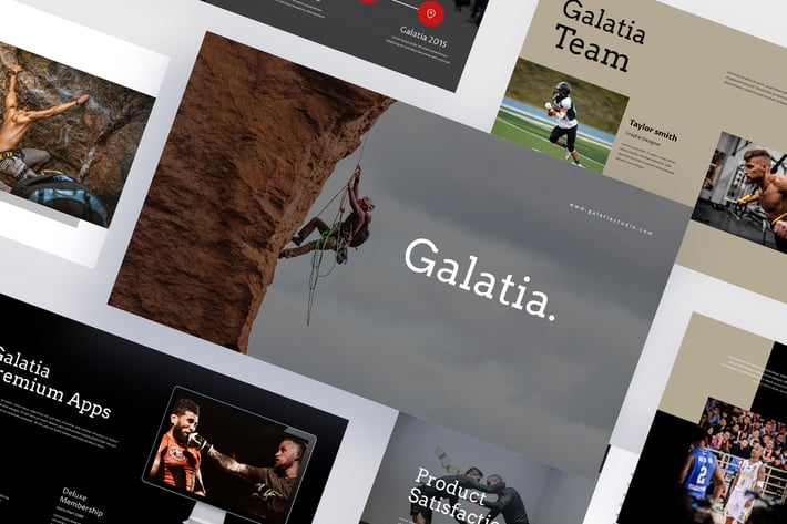 Galatia - Athletics Powerpoint Template 
