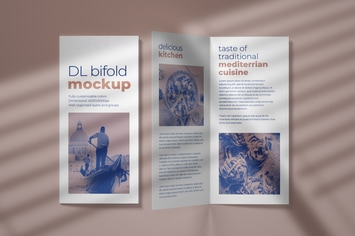 DL Bifold Brochure Mockup