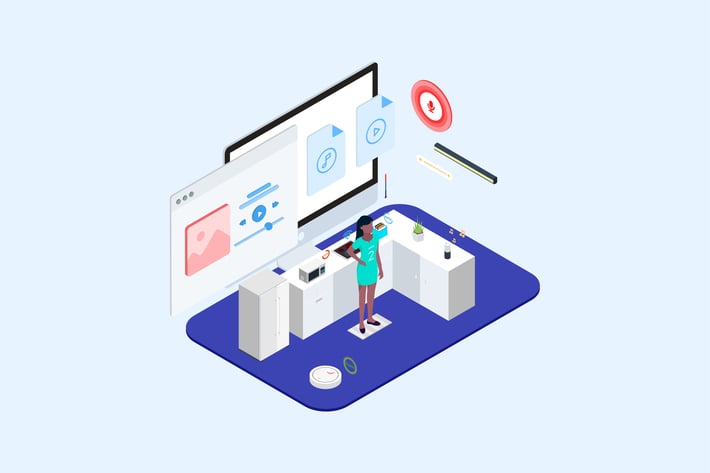 Smart Echo Isometric Illustration - T2