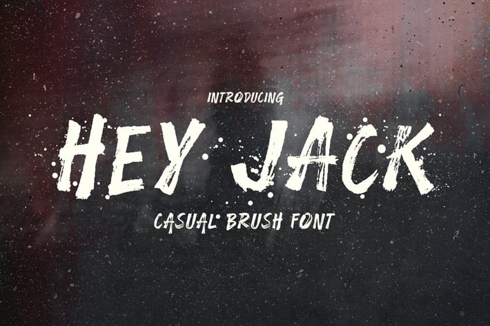 Hey Jack - Casual Brush Font