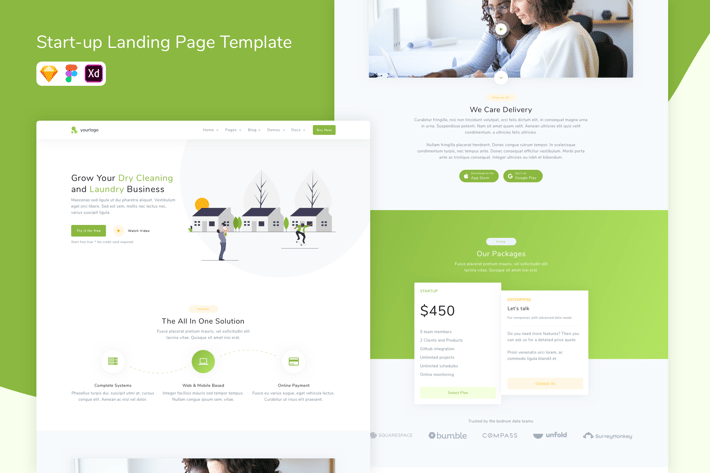 Saas Landing Page Template