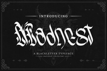 Madnest - Blackletter Typeface