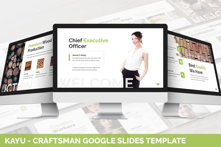 Kayu - Craftsman Google Slides Template
