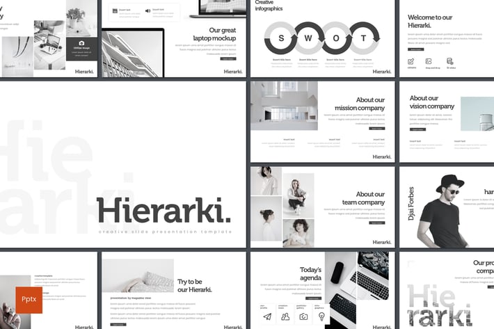 Hierarki - Powerpoint Template