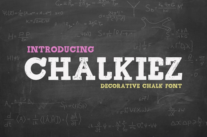 Chalkiez - Font