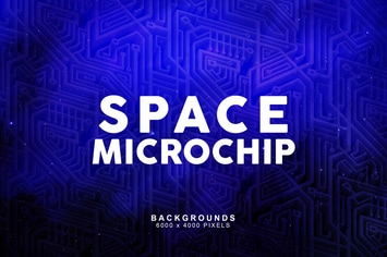 Space Microchip Backgrounds 2