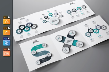 Infographics template set v.27
