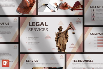 Legal Services PowerPoint Presentation Template