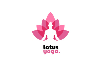 lotus yoga - Mascot & Esport Logo