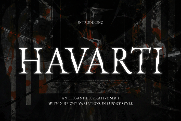 Havarti - Elegant Decorative Modern Serif