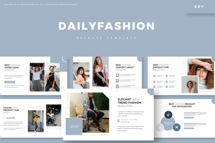 Daily Fashion - Keynote Template