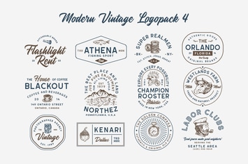 Modern Vintage Logopack 04