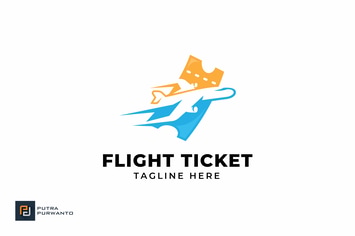 Flight Ticket - Logo Template