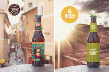 Vertical Beer Mockup
