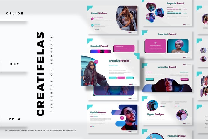 Creatifelas Presentation Template