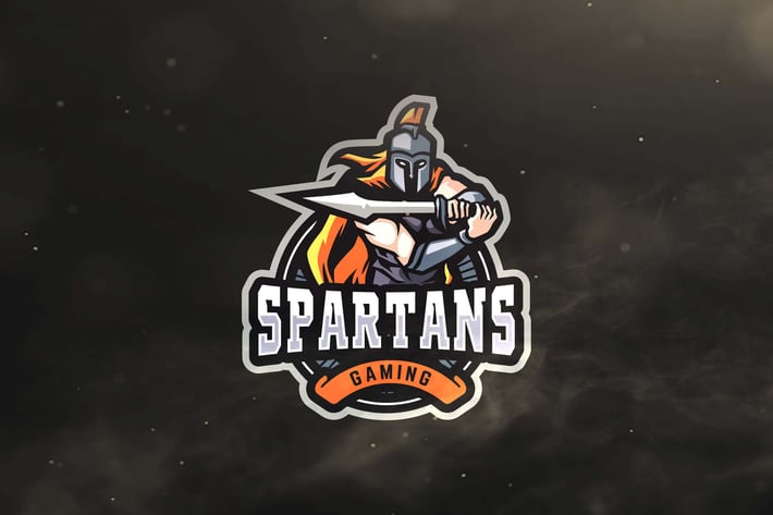 Spartans Gaming Sport and Esports Logo 