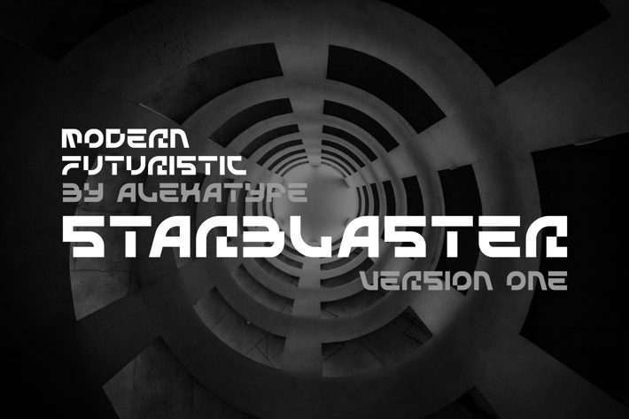 STARBLASTER - Modern Futuristic Font