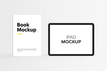 Book & iPad Mockup
