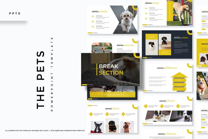 The Pets - Powerpoint Template