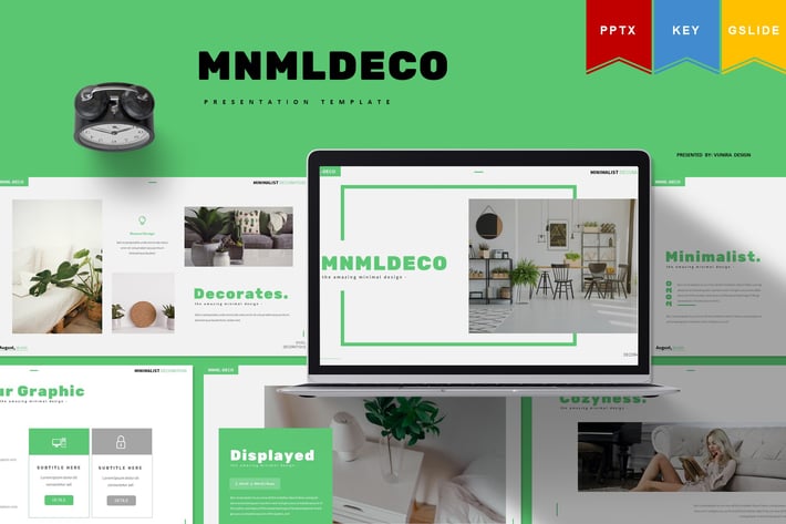 Mnmldeco - Powerpoint, Keynote, Googleslides