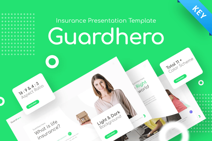 Guardhero Insurance Keynote Template