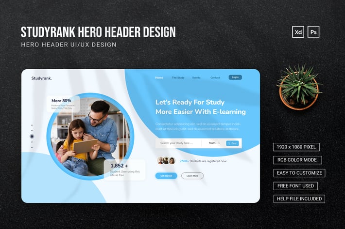 Studyrank - Hero Header