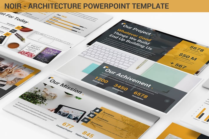 Noir - Architecture Powerpoint Template