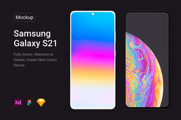Samsung Galaxy S21 Mockup